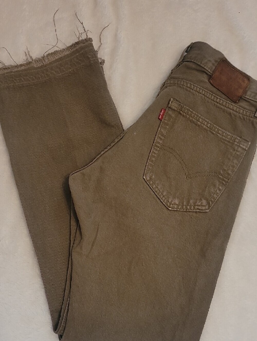 Levi's Vintage Big E Men's Green Straight Jeans with Red Tab - Picture 2 of 10